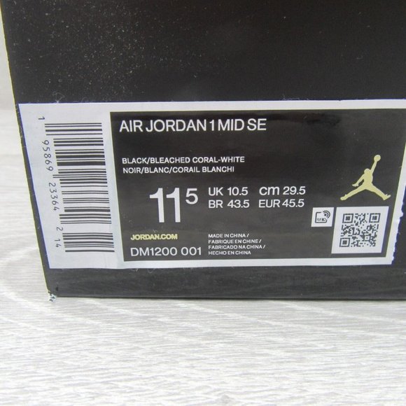 Air Jordan 1 Mid SE Zen Master Tie-Dye Sneakers Mens Size 11.5 NEW - Picture 15 of 15